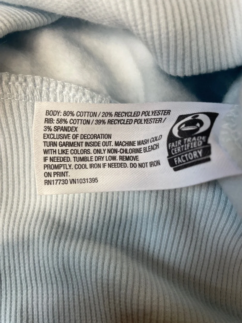 Wild Fable Women's Blue Mock Neck Sweatshirt with Logo Size XS | NWT - Picture 5 of 5